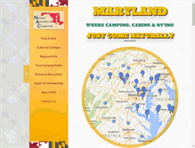 Tablet Screenshot of mdcamping.com